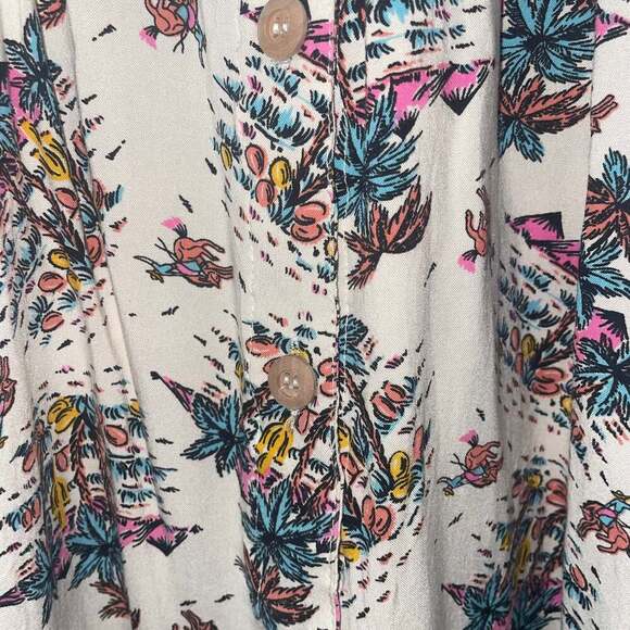 Rock & Roll Denim Women's Floral Print Sleeveless Midi Dress - Picture 3 of 5